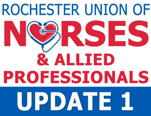 An update from the Rochester Nurses Union